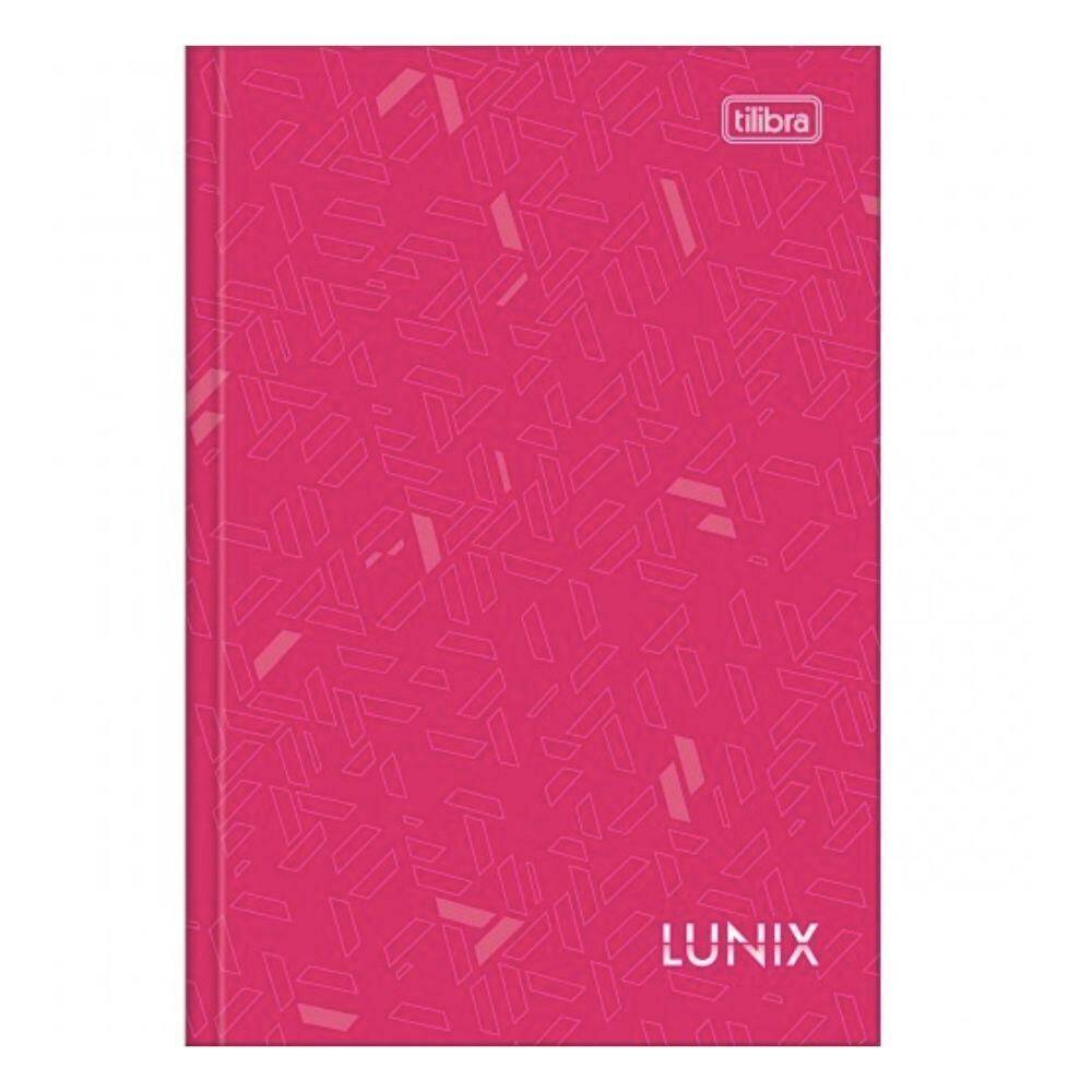 Caderno Brochura Capa Dura Universitário A4 1 Matéria 80 Folhas Lunix Tilibra Estampa 1
