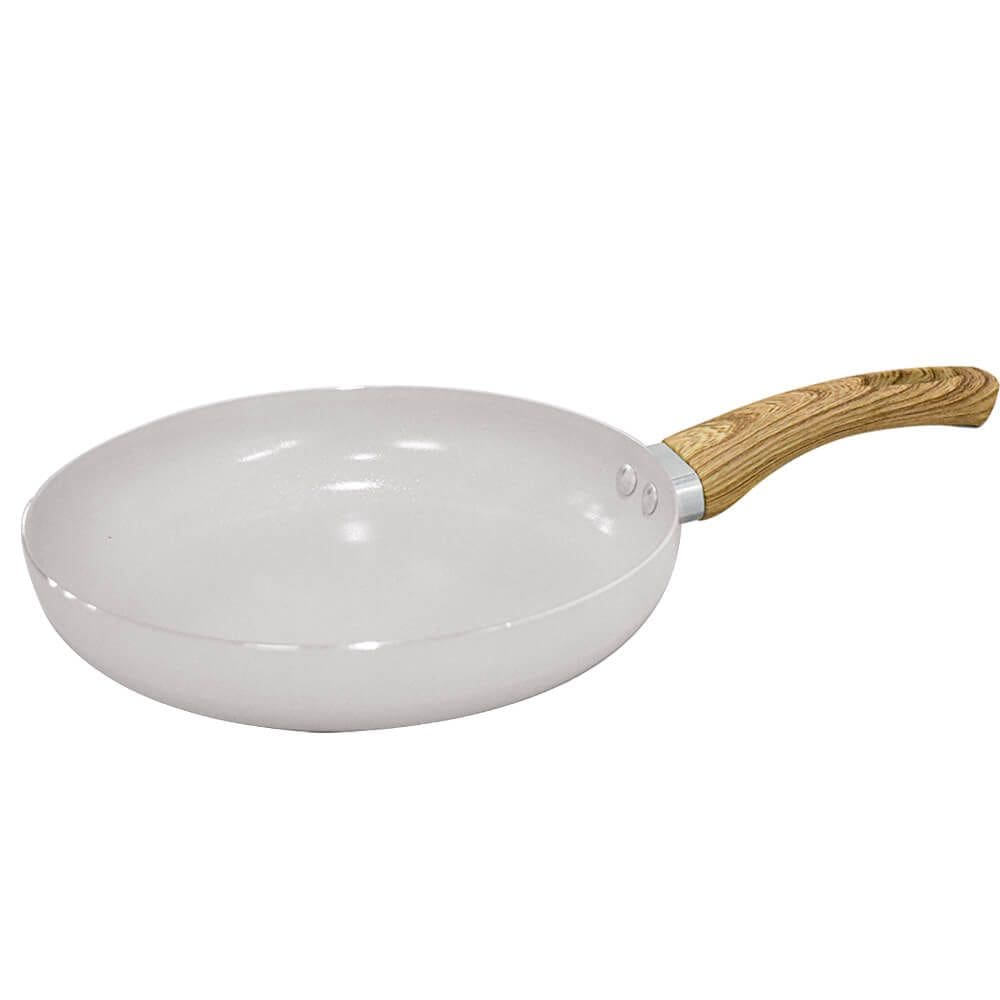 Frigideira de Indução Antiaderente Cerâmica Bege Paris 24cm 1 peça - Hauskraft