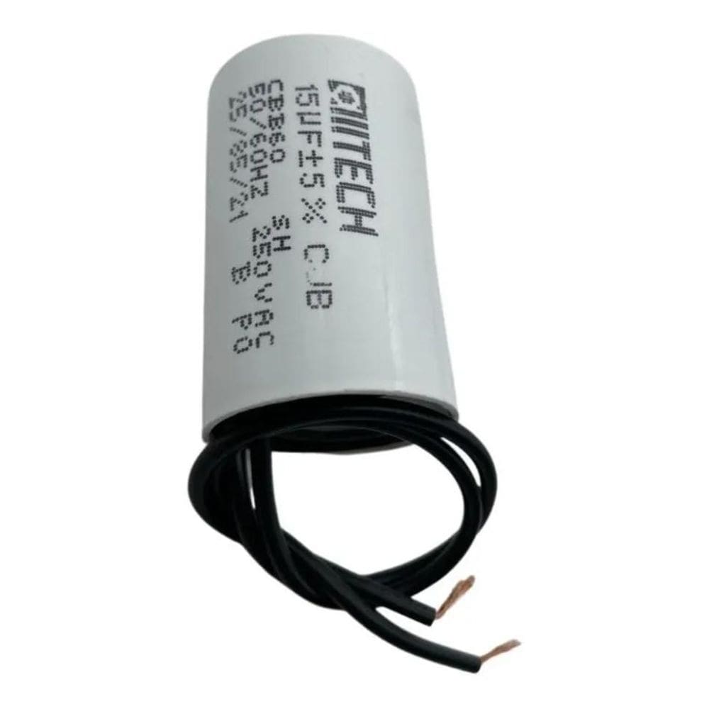 2X Capacitor 15Uf Motor Portão Eletrônico Ppa Rossi Rcg Gare