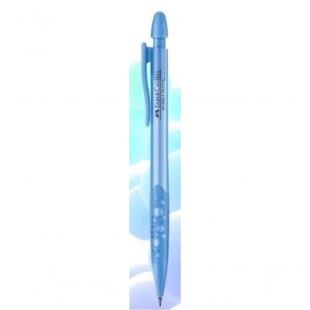 Lapiseira 0.7mm Faber-castell Bubble Azul Pastel