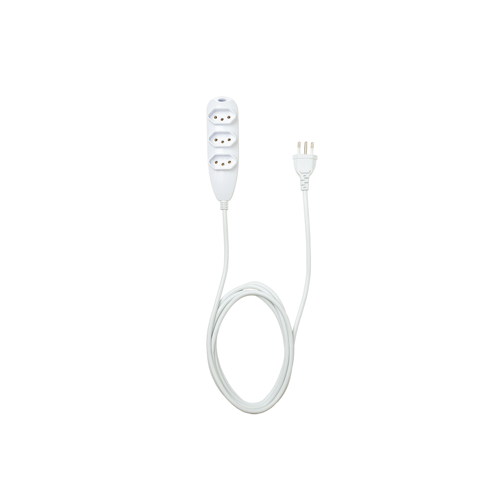 Extensão Elétrica 3 Tomadas Ext 3005 Branca Intelbras