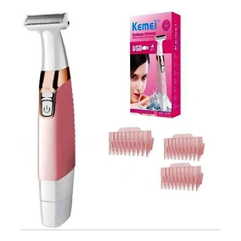 2X Depilador Aparador De Pelos Feminino Axilas Pernas Virilh