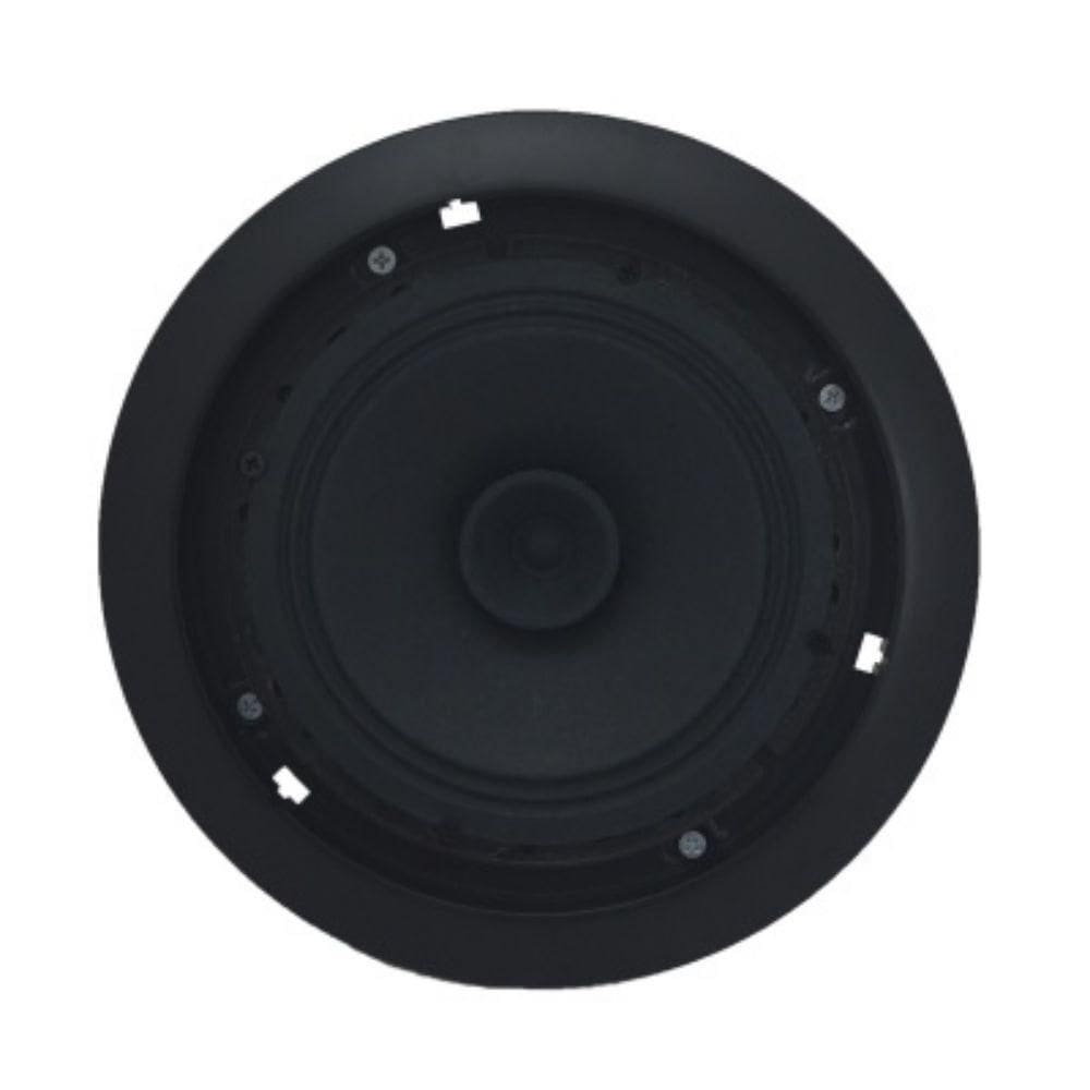 Arandela Redonda Fiamon 6 Difusor 30Rms 8R Preta