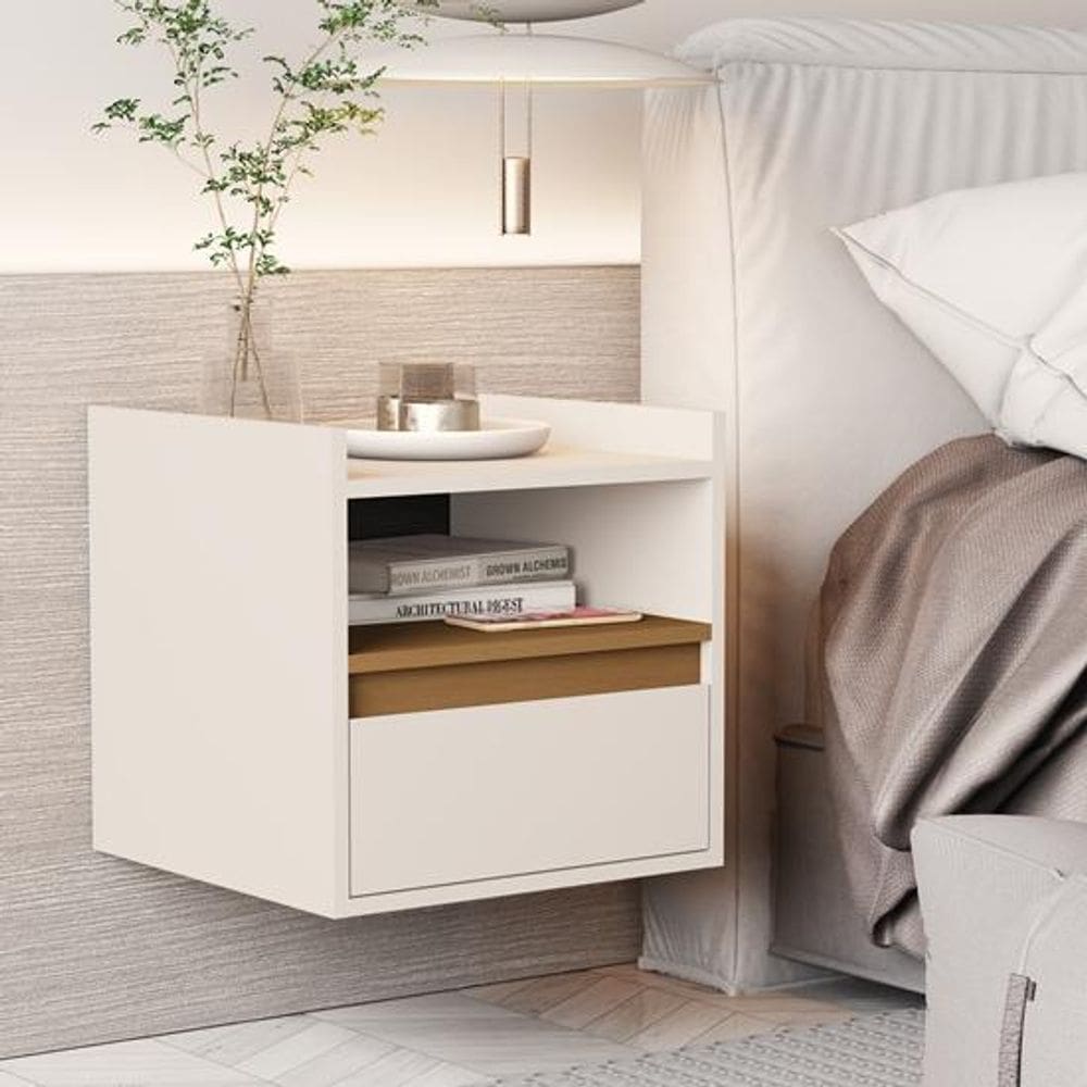 Mesa Cabeceira Suspensa Porta Medina Plus Cores Comprar