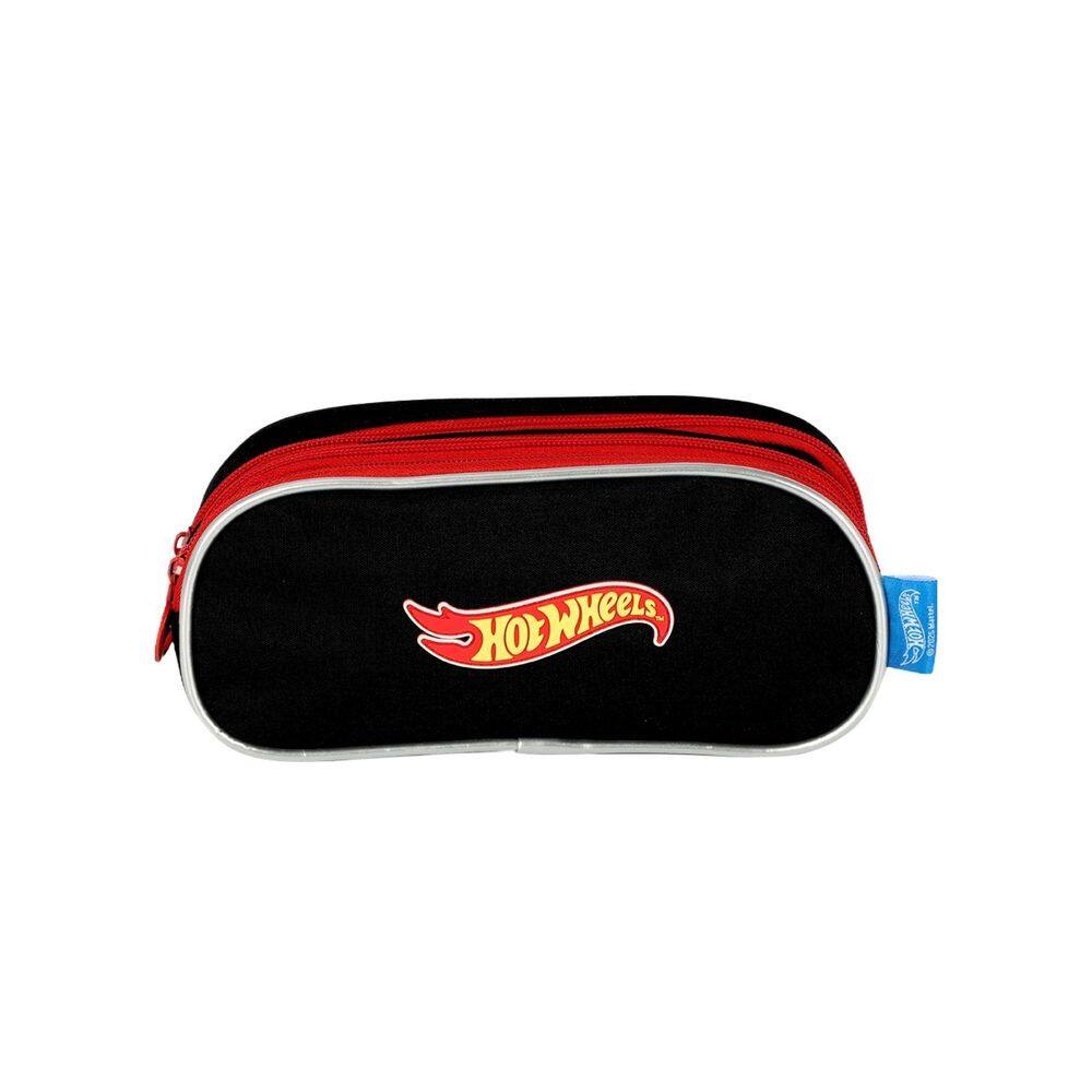 Estojo Escolar Penal Triplo Hot Wheels Et49985