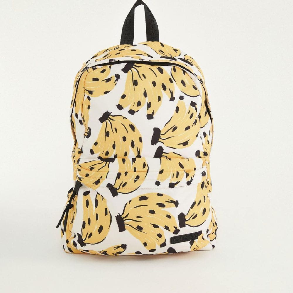 Mochila Farm Xodó Bossa Banana Off White