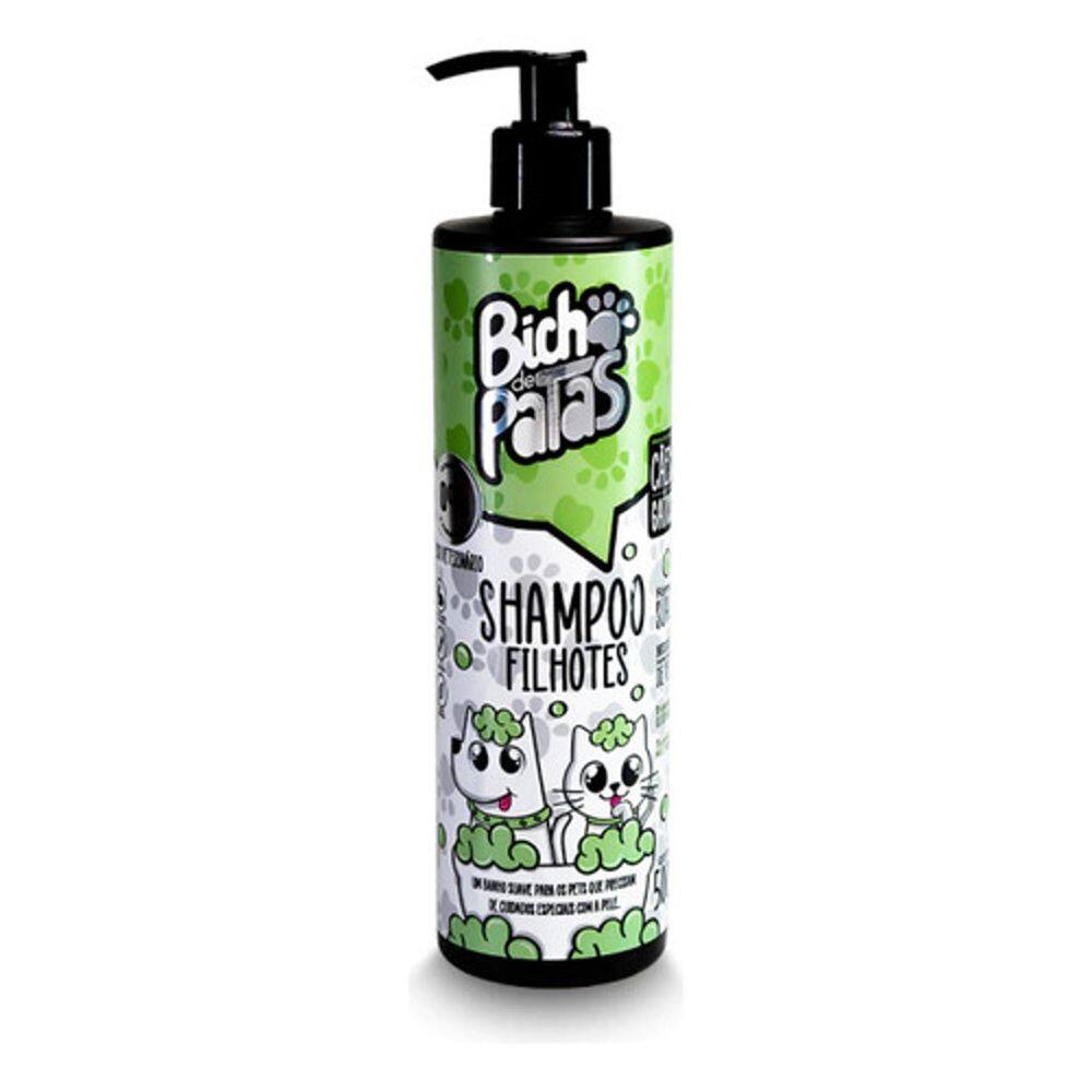Shampoo Filhotes Para Cães E Gatos 500Ml - Bicho De Patas