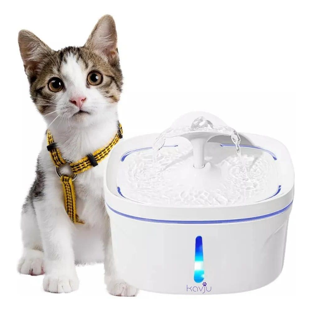 2X Bebedouro Fonte Smart Água Automática Para Gatos Kvj-02