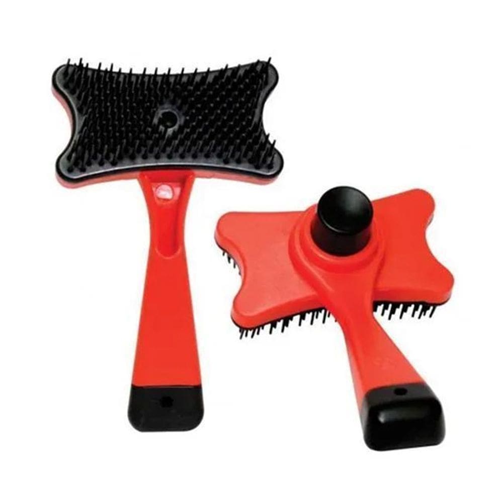 Rasqueadeira Autolimpante Para Pet Cães Cachorros Gatos