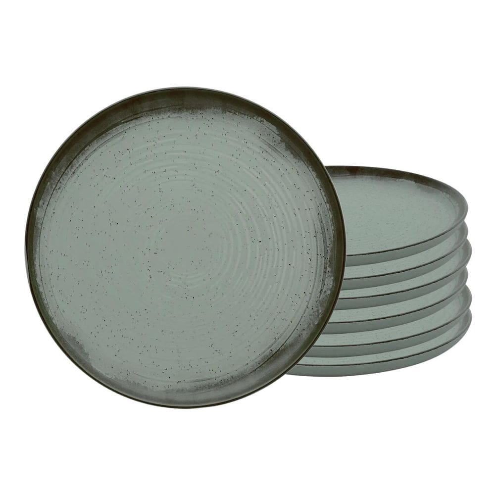 Jogo De Pratos Raso Kit 6Pcs Cerâmica 26Cm Pacifico Oxford