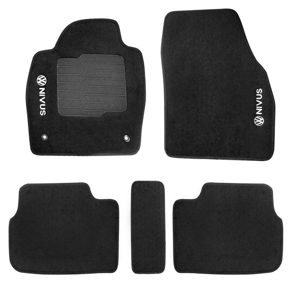 Tapete Automotivo Nivus + 1 Tapete Mala Borracha