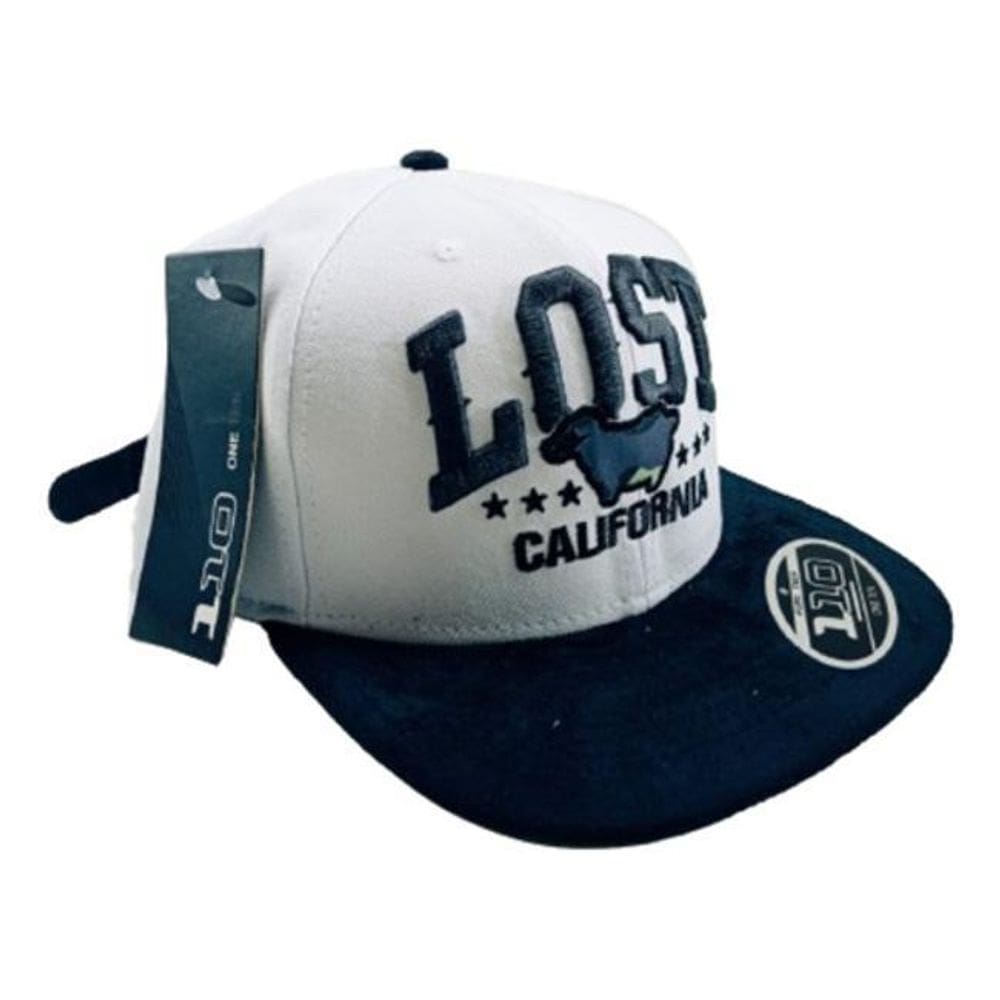 Boné Lost California Aba Reta Fitão Modelo Premium