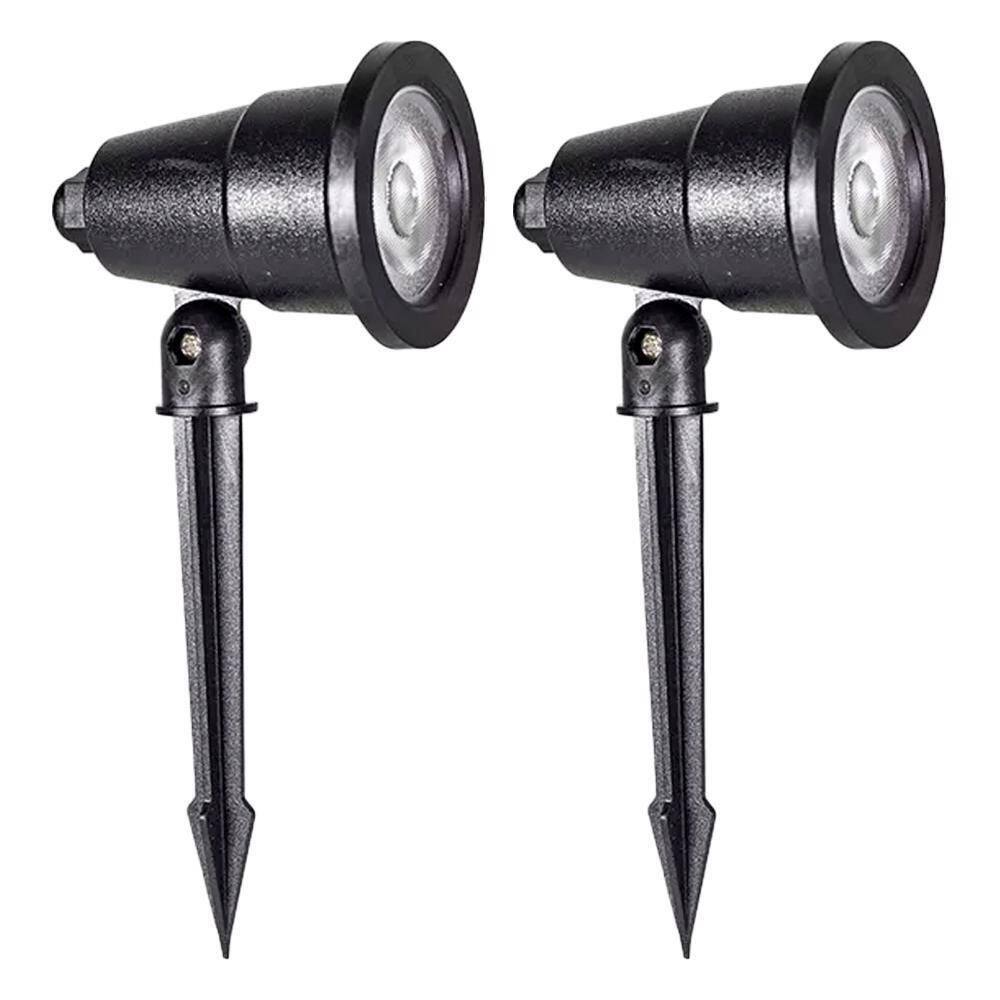 Kit 2 Luminária Espeto Para Jardim Verde 5W 6500K Noll Led