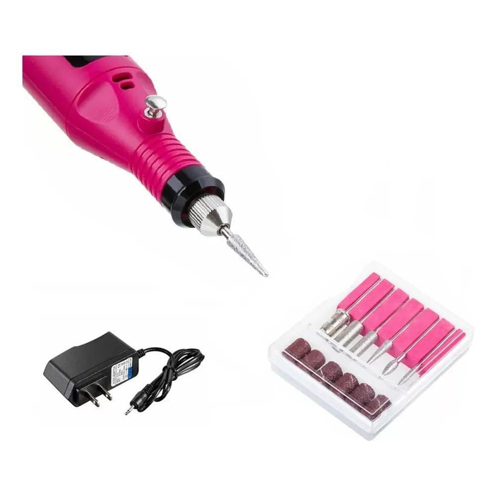 Lixa Elétrica Unhas Aparelho Lixador De Unha E Tira Cutícula