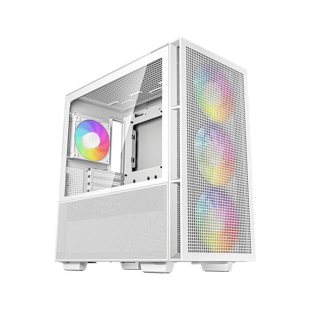 Gabinete Gamer Deepcool Ch560 Wh Argb Mid Tower Vidro Branco