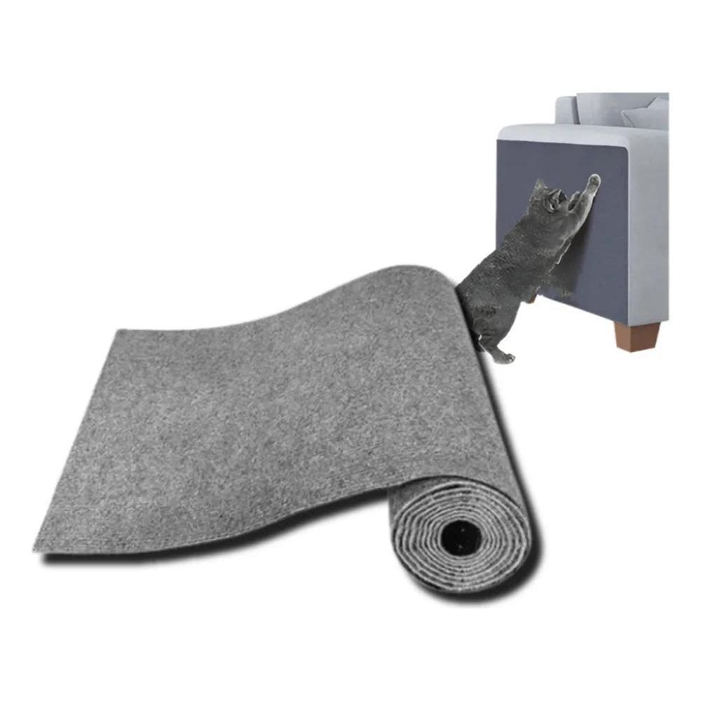 2X Tapete Arranhador De Gato Protetor Para Sofa Com Adesivo
