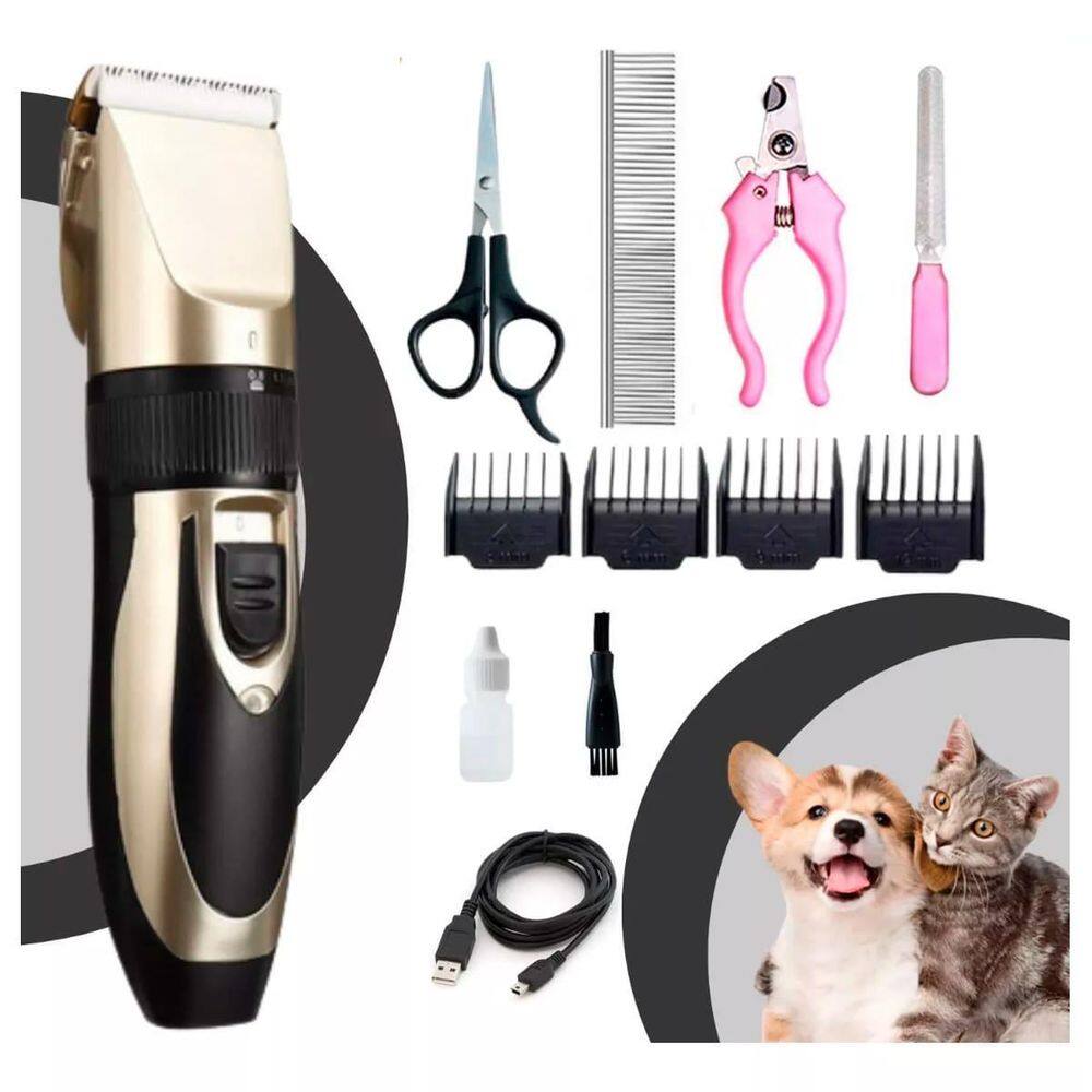 Maquina Tosa Corta Pelo Cachorro Gato Pet Kit