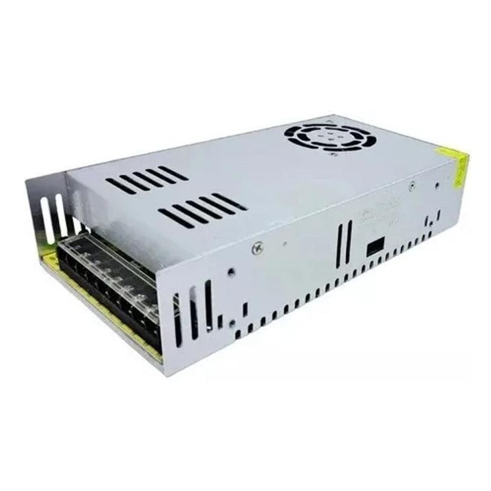2X Fonte Chaveada 12V 50A Bivolt 600W Para Fita Led Som Cftv