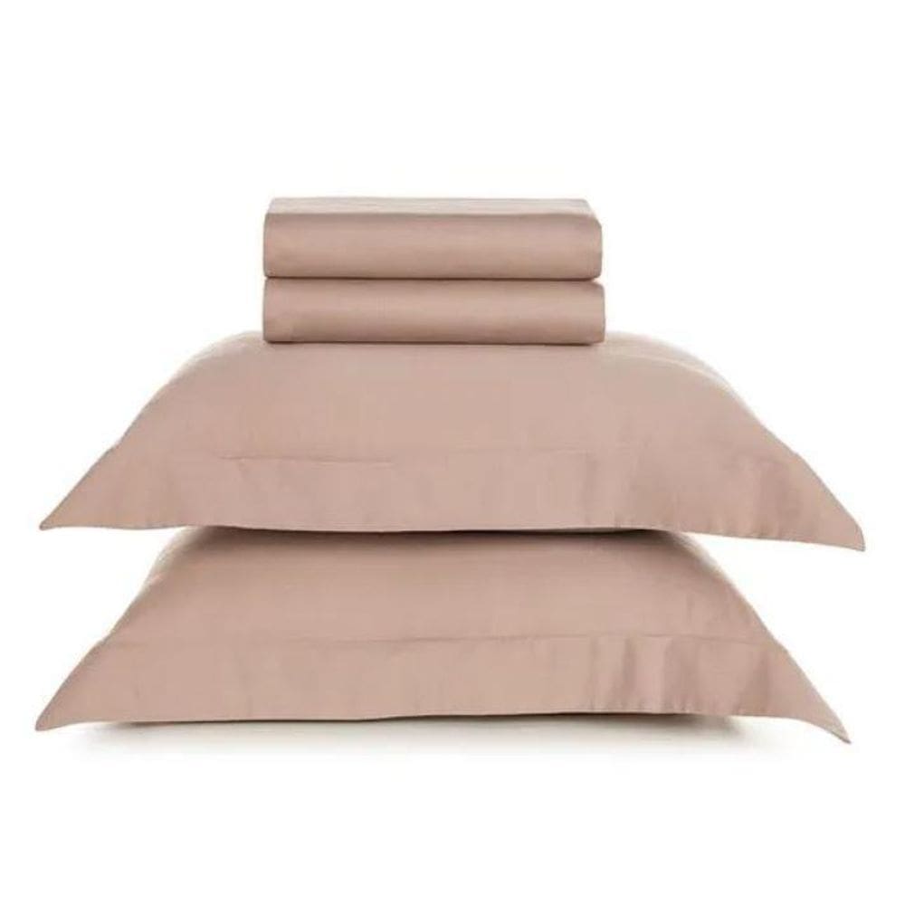 Jogo De Cama King Bossa 300 Fios Liso Karsten