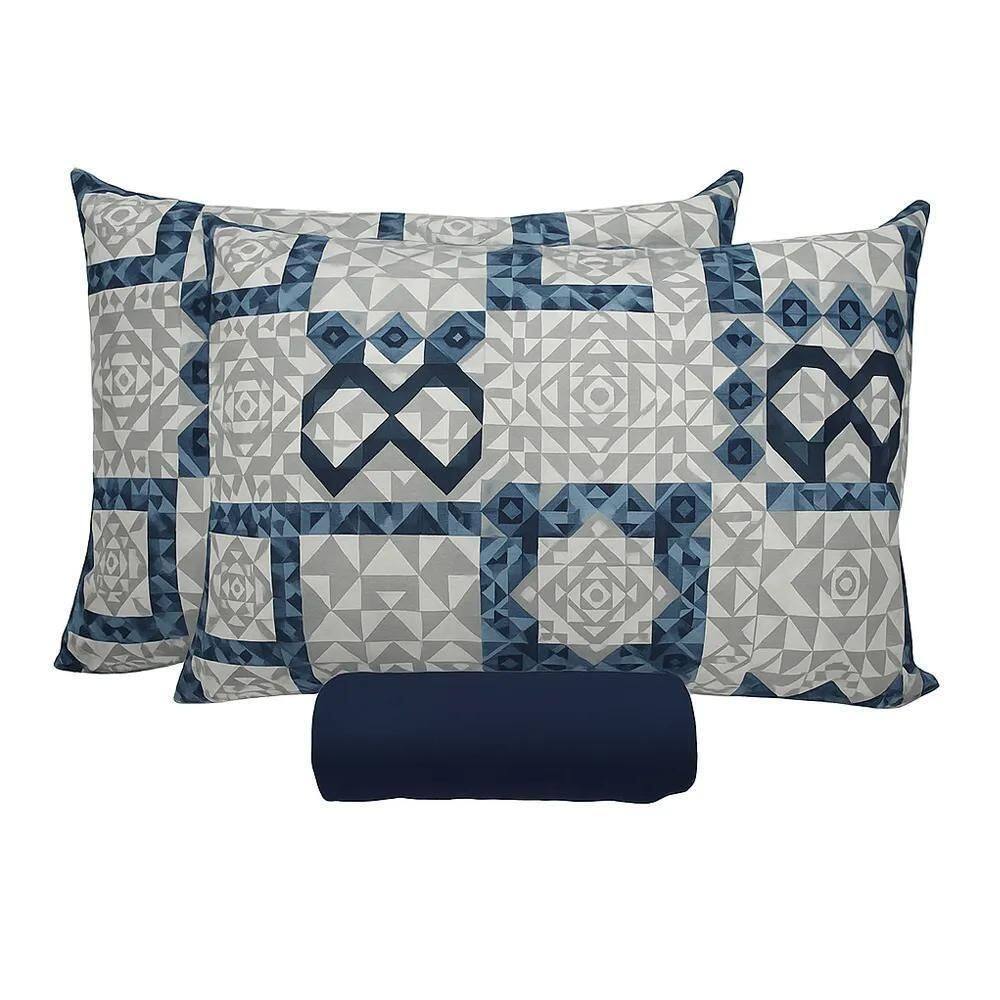 Jogo De Cama De Malha Casal 3 Pçs Doce Vida - Portallar Cali