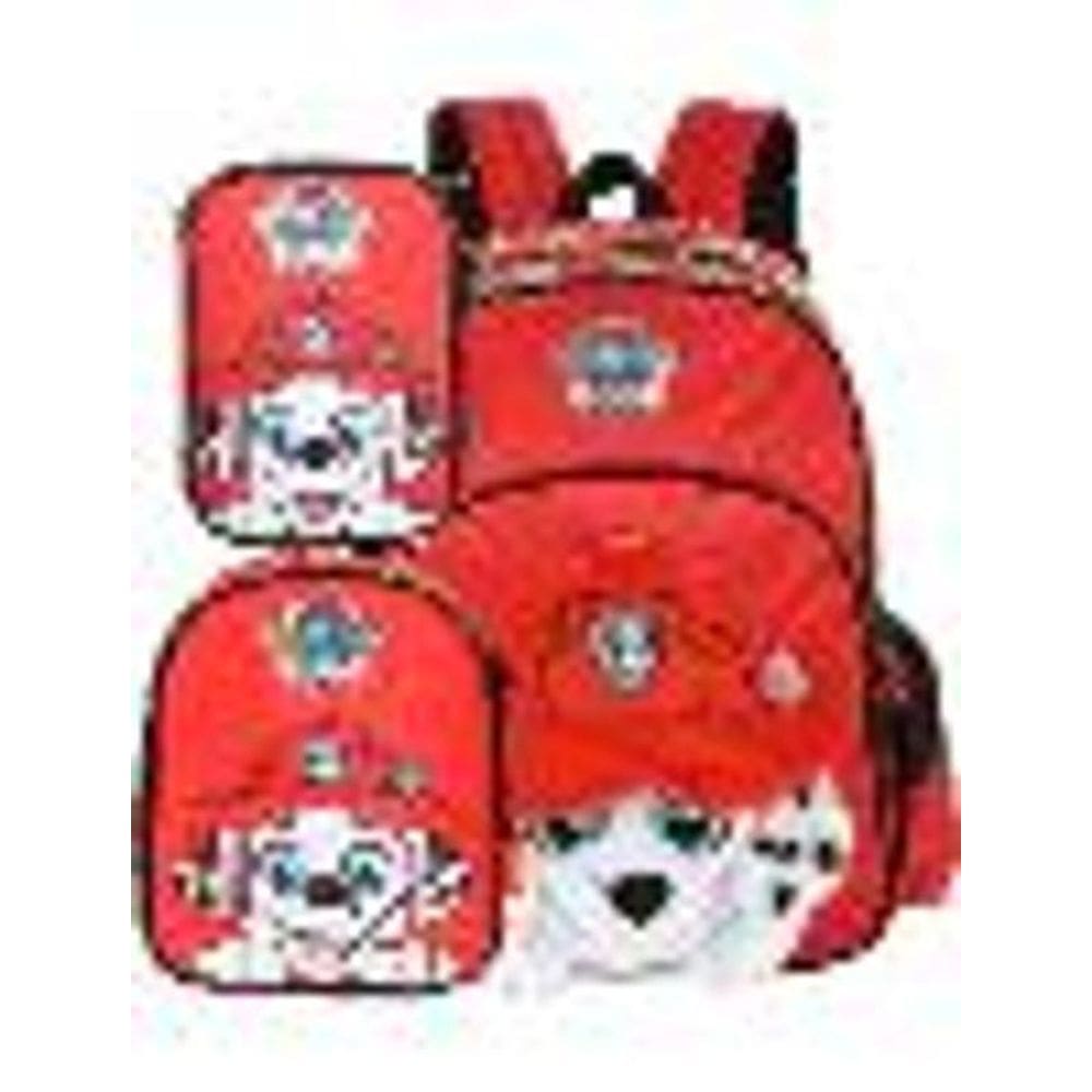 Mochila Costas Lancheira Termica Estojo Marshall Patrulha