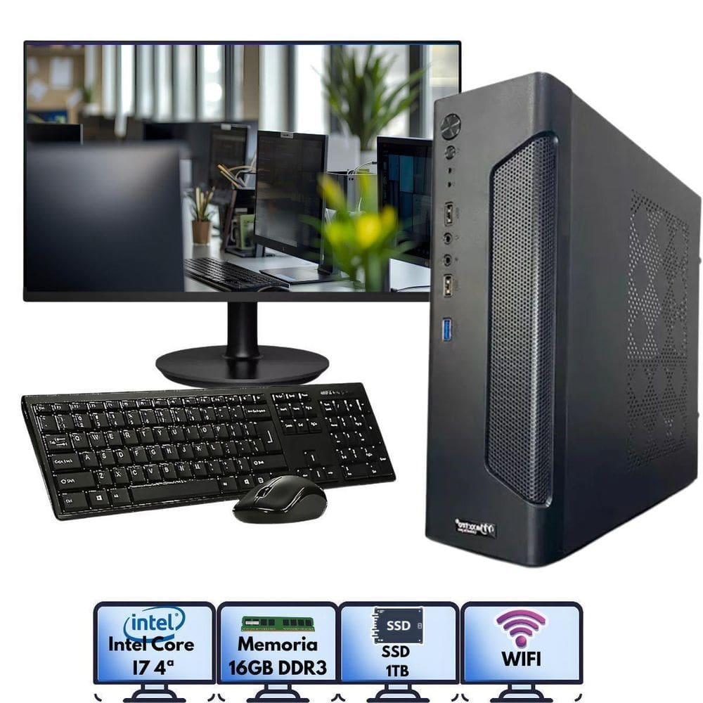 Pc Slim Pdv Empresarial Completo I7 4A 16Gb 1Tb Win11
