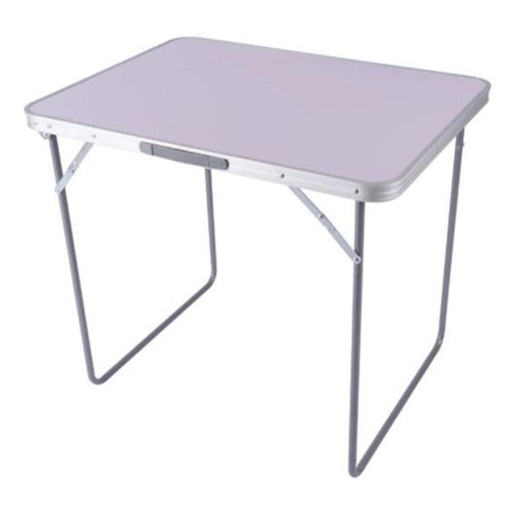 Mesa Dobravel De Aco 60X80X69 Cm Branca Compacta Tipo Maleta