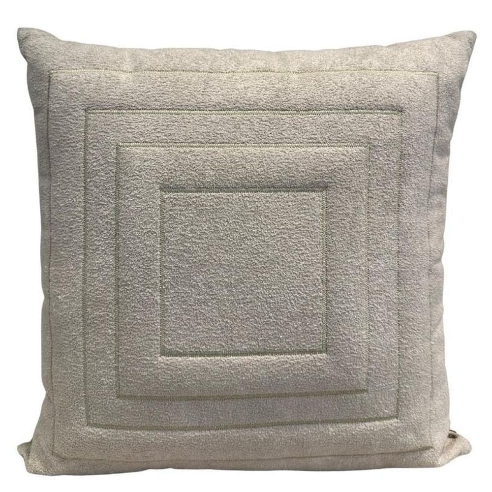 Almofada Em Tec Bucle Of C/Metalasse