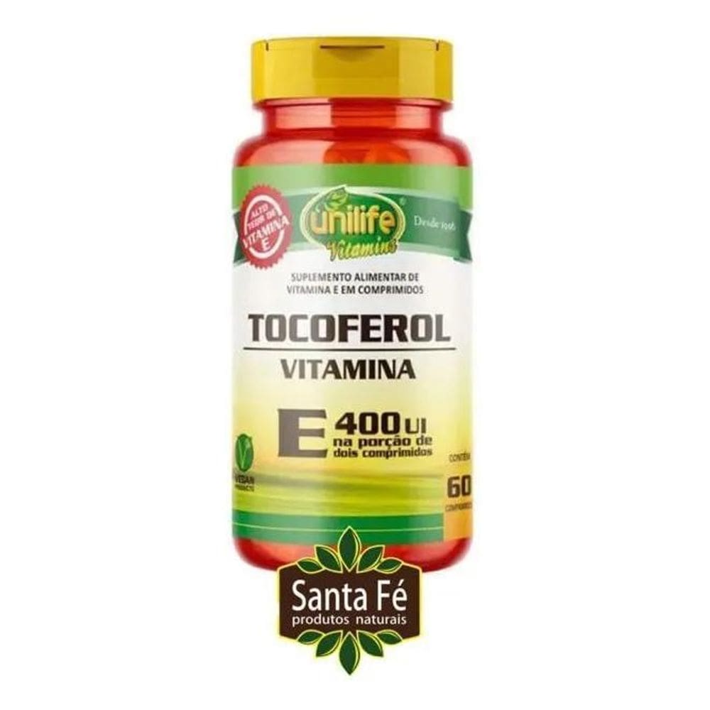 2X Vitamina E Tocoferol Unilife 60 Comprimidos 400 Ui Unilif