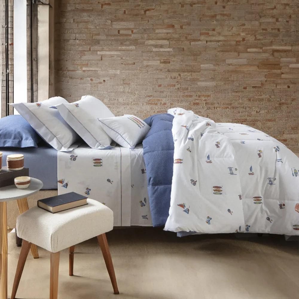 Kit Edredom Conforter Summer Infantil Solteiro King