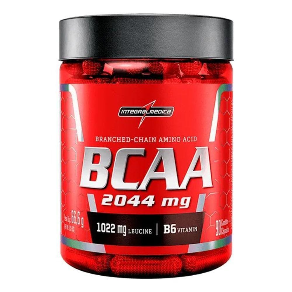 2X Bcaa 2044Mg 90 Cápsulas Integralmédica Sem Sabor