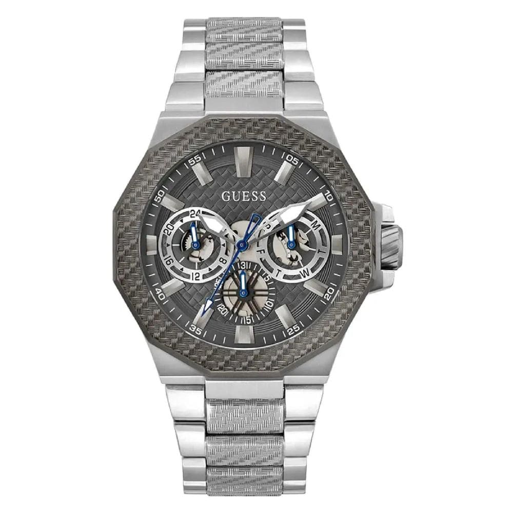 Relógio Guess Masculino Multifunção Gw0636G1 Prata