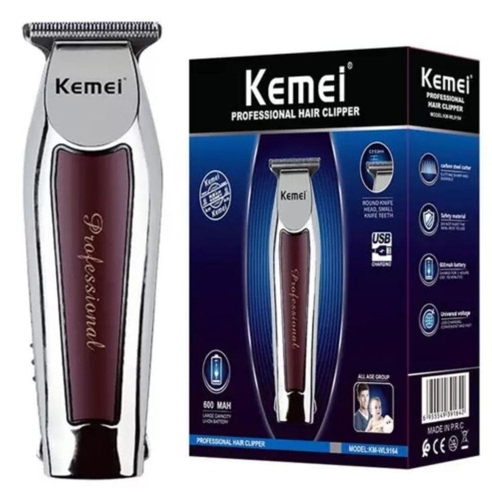 Maquina Kemei Km-9164 Rápida Para Cabelo E Barba