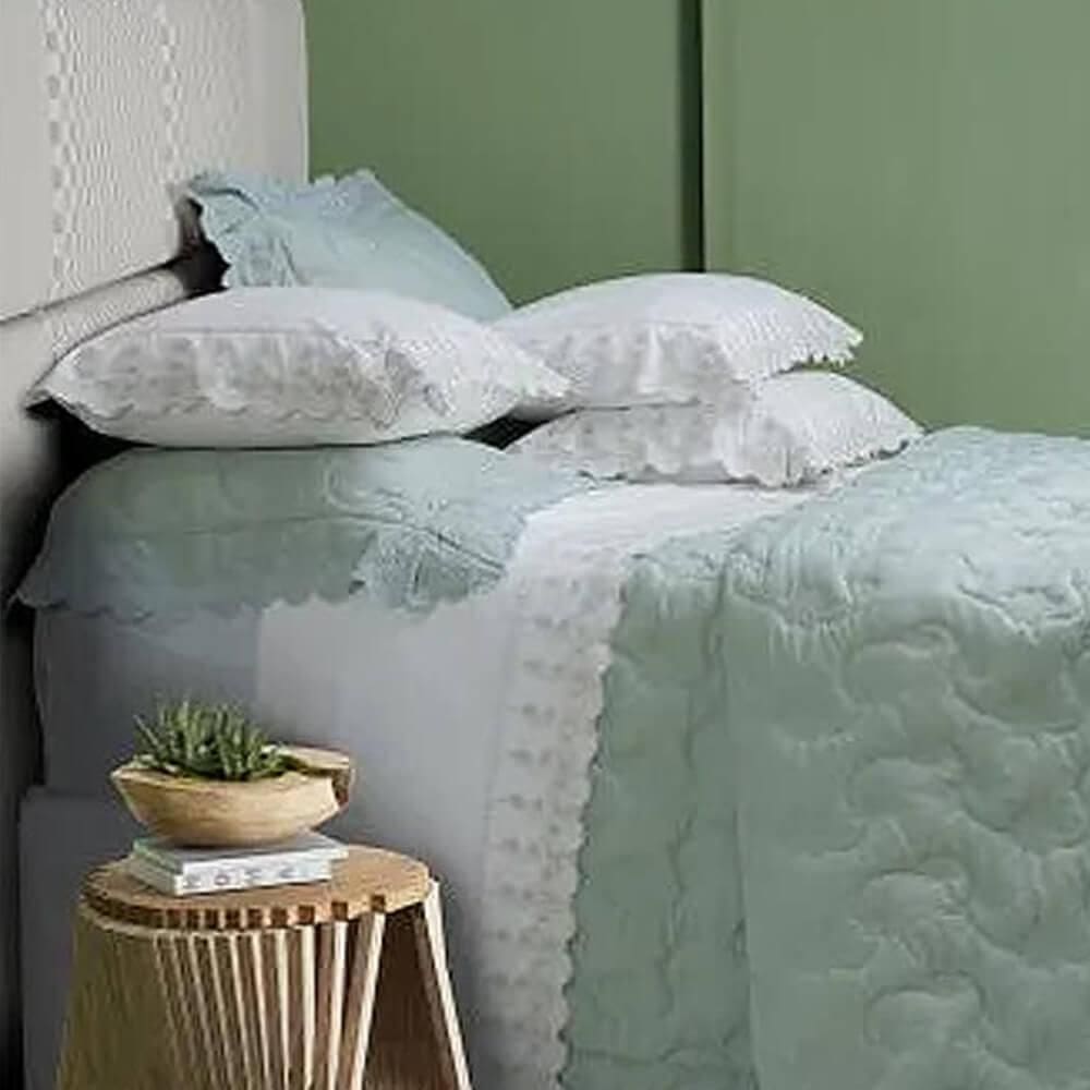 Jogo Cama Casal Em Algodão 200 Fios Analiza Marken Fassi