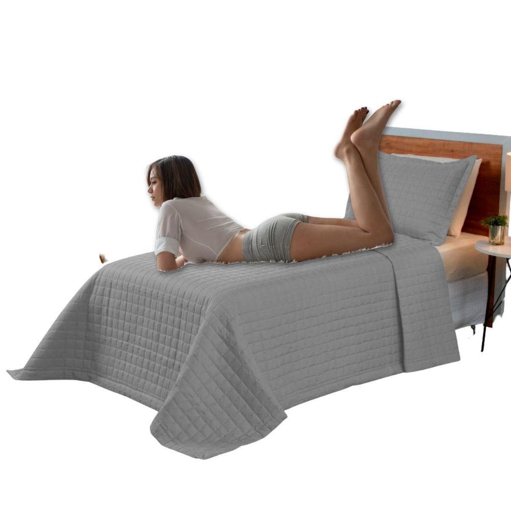 Cobre Leito Solteiro Matelado Soft Dupla Face