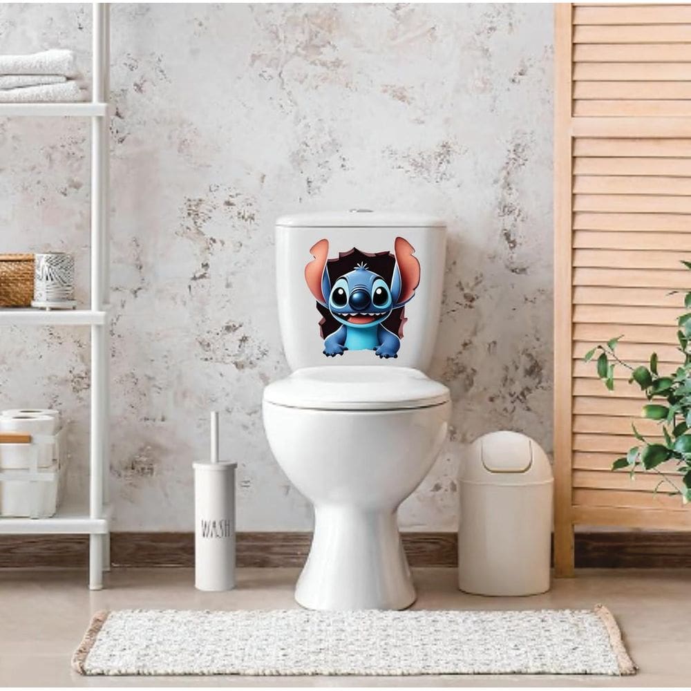 Adesivo Para Vaso Sanitário Stitch Mod21