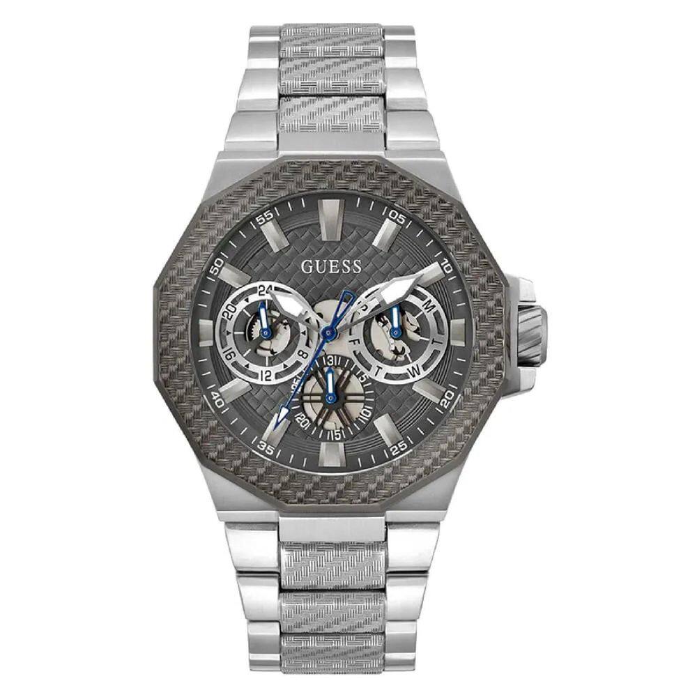 Relógio Guess Masculino Multifunção Gw0636G1 Prata