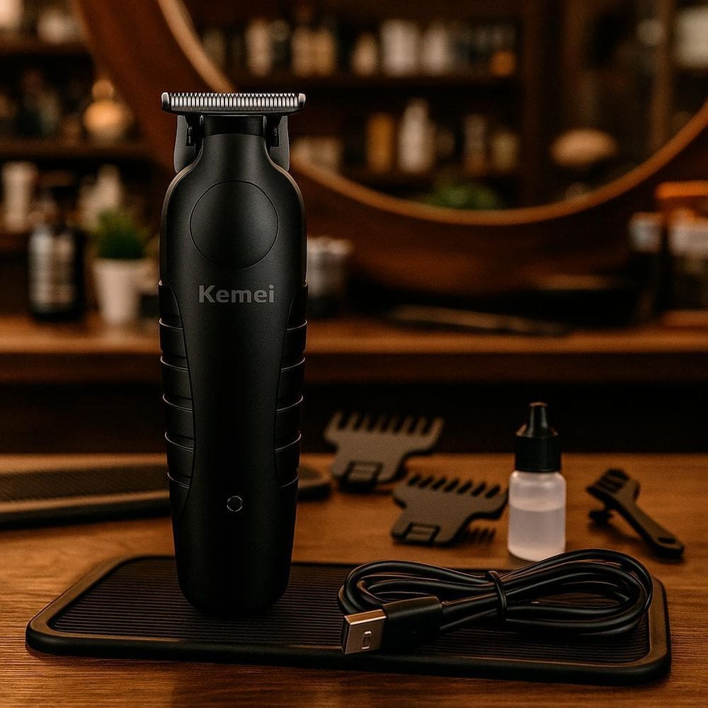 Maquina Kemei Eléctrica Recarregável