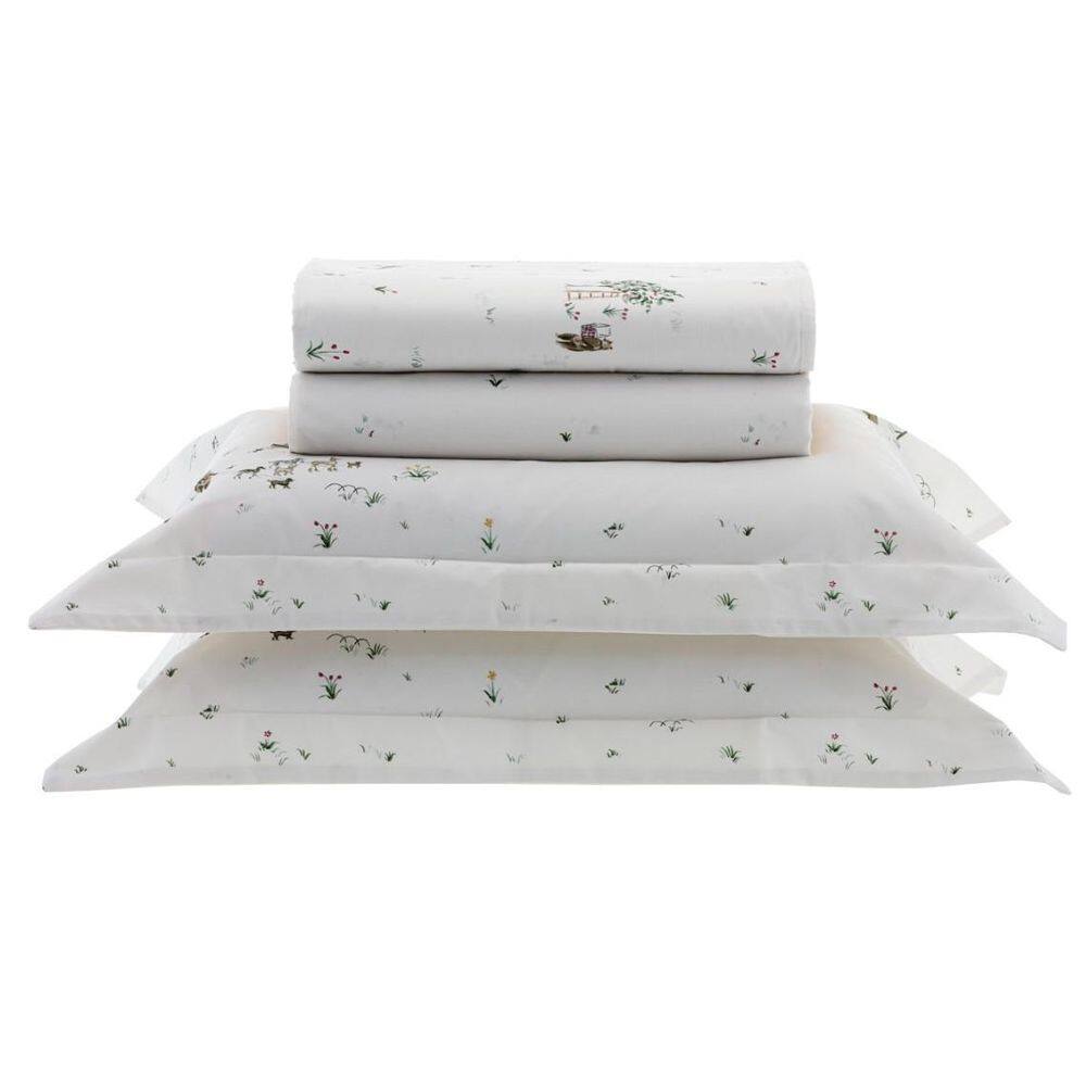 Jogo De Cama Casal Vida Bela 200 Fios Fifi Kacyumara