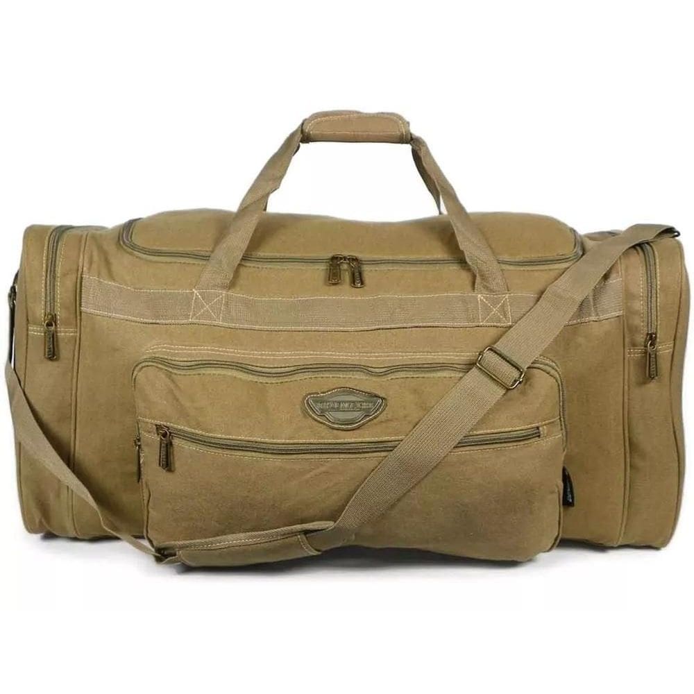 Sacola Bolsa De Viagem Em Lona Com Alça Transversal Grande