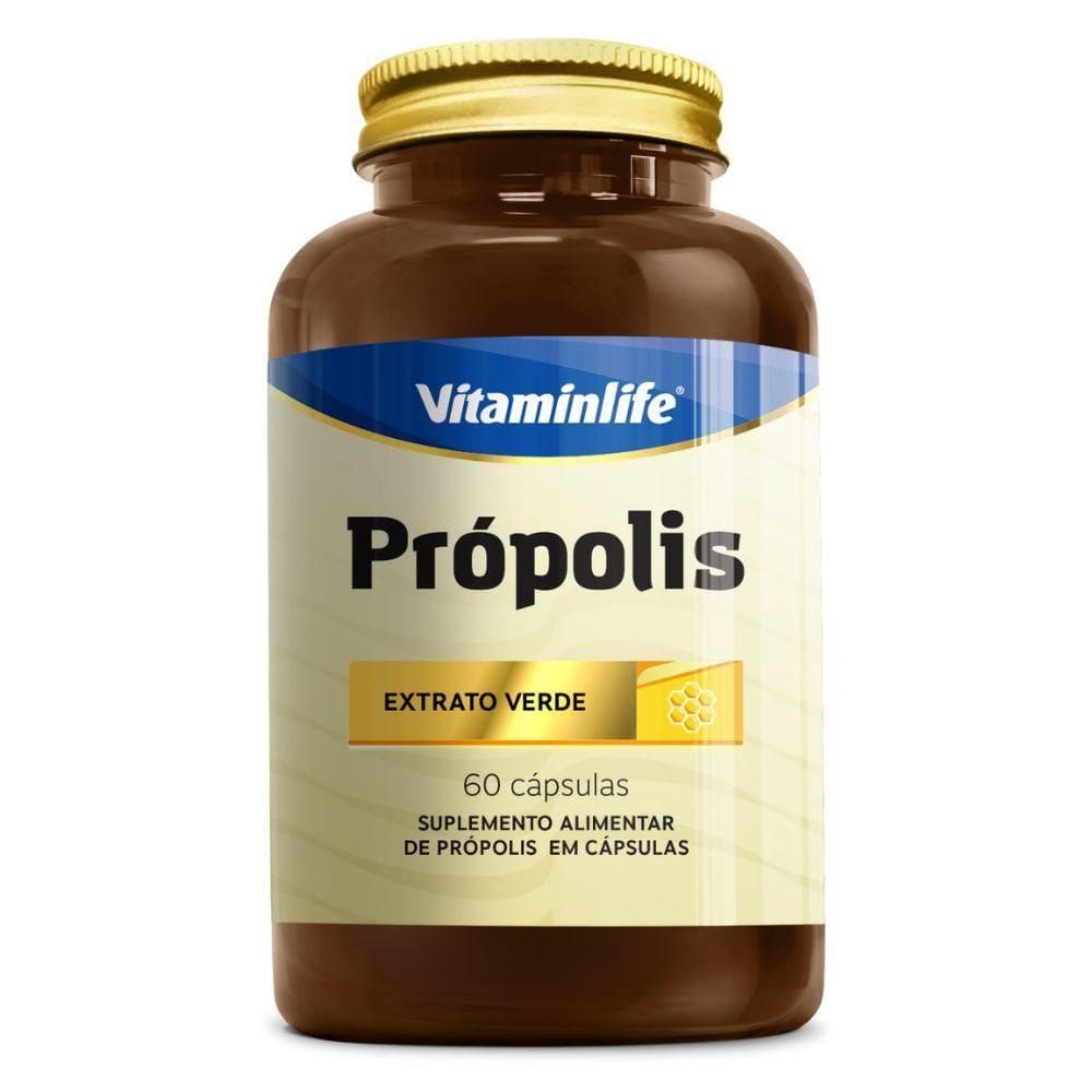 Extrato Propolis Verde 60 Capsulas - Vitaminlife