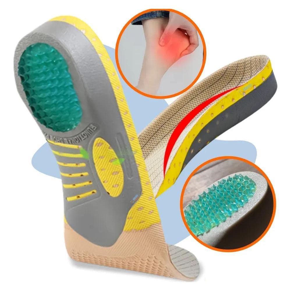 2X Palmilha Ortopédica Alivio Imediato Esporão Fascite Plant