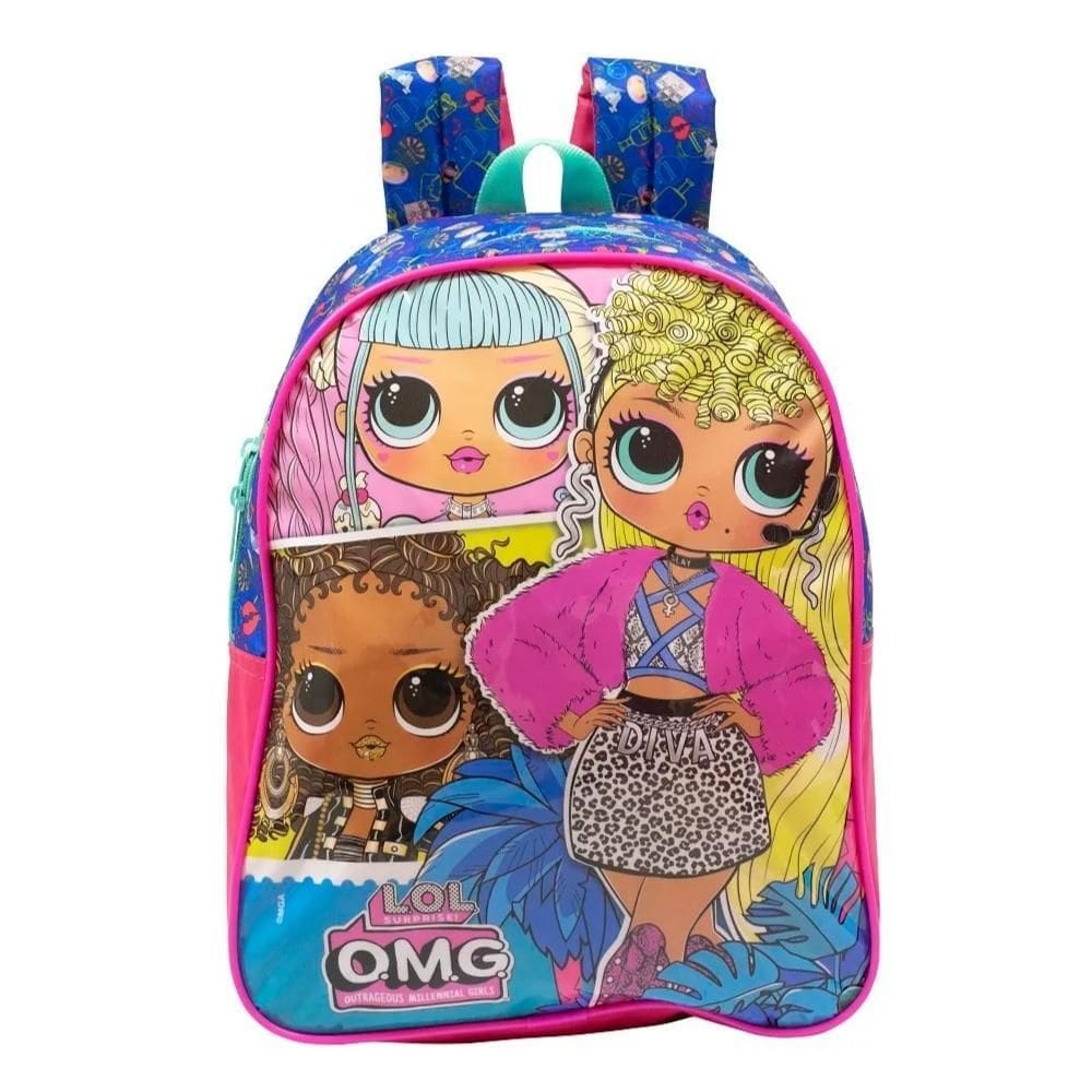 Mochila Infantil De Costas Lol Omg Grande Escolar Xeryus