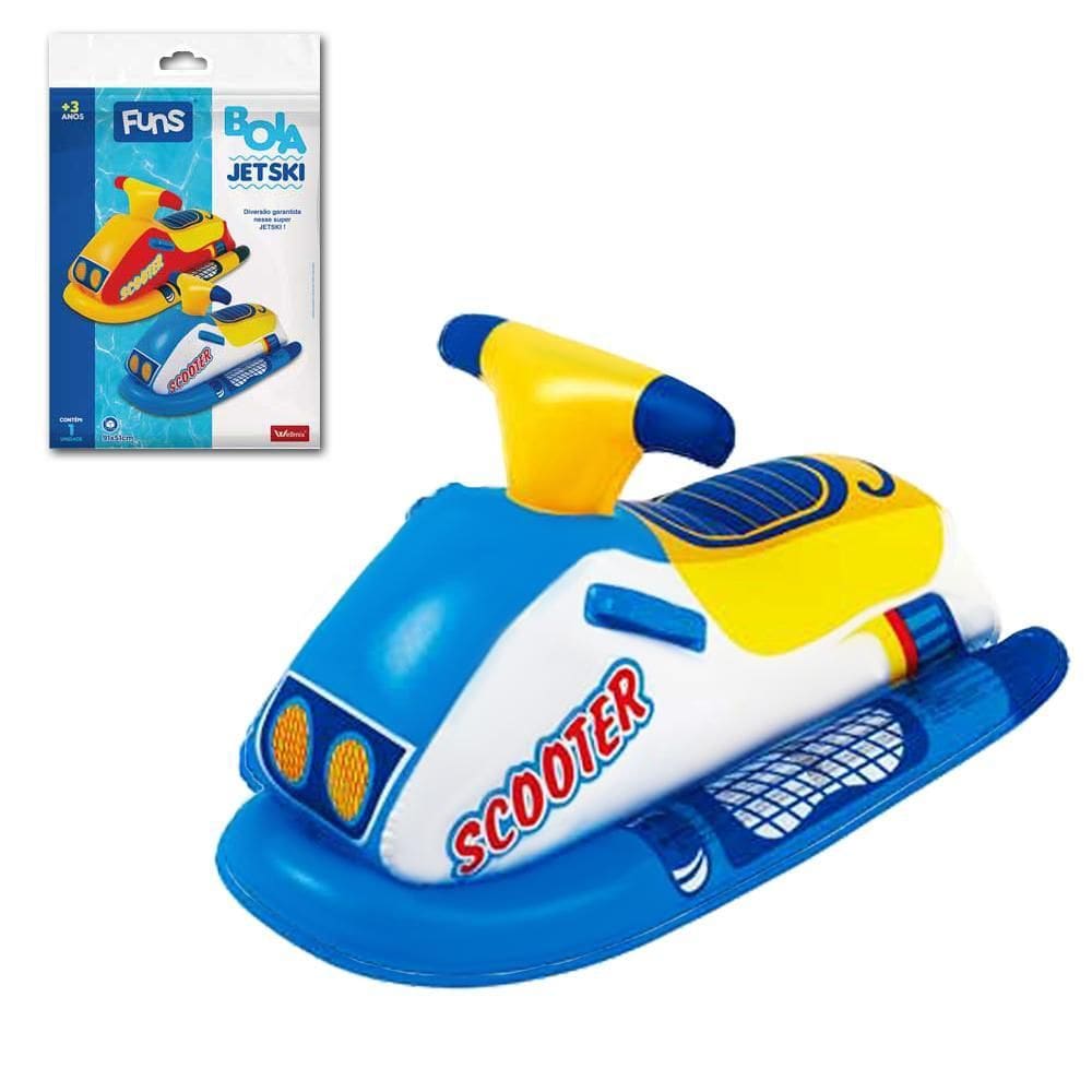 Bóia Inflável Infantil Scooter Jet Ski Bote 91X51Cm Verão Br