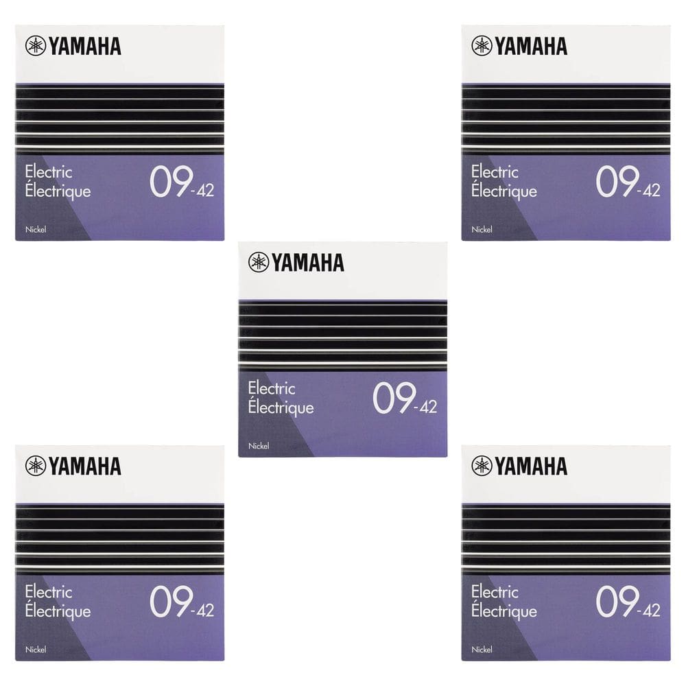 Kit 5 Encordoamentos para Guitarra Níquel Super Light 09-42 GSE09 Yamaha