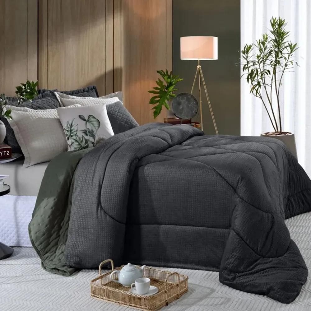 Edredom Queen Lugano - Hedrons Onix