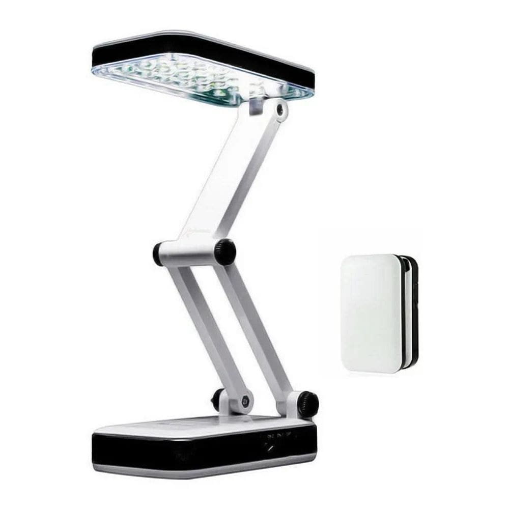 Luminária De Mesa Articulável Abajur 24 Leds Recarregável