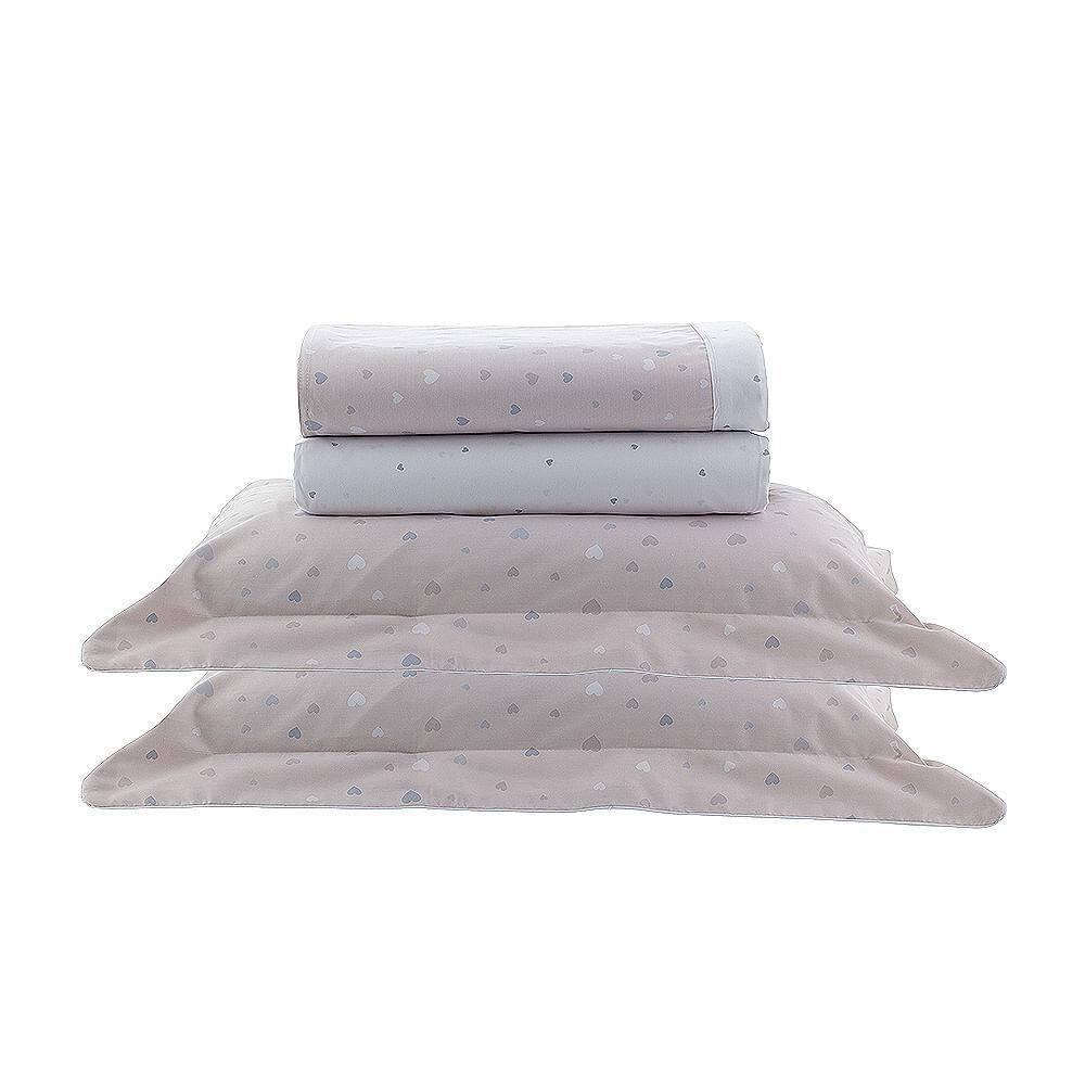 Jogo De Cama Queen 200 Fios Vintage - Kacyumara Amor