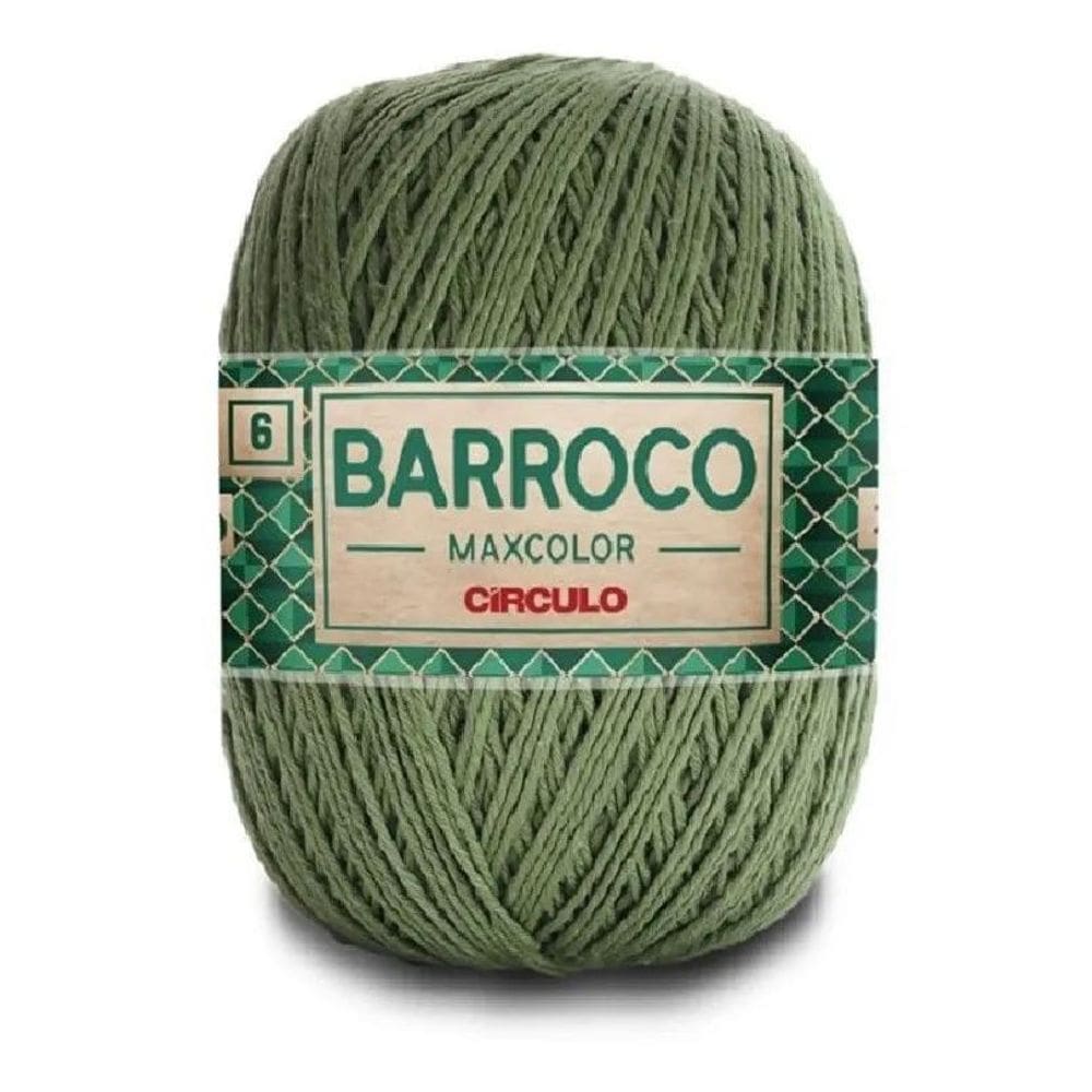 2X Barbante Barroco Maxcolor 6 Fios 200Gr Linha Crochê Color