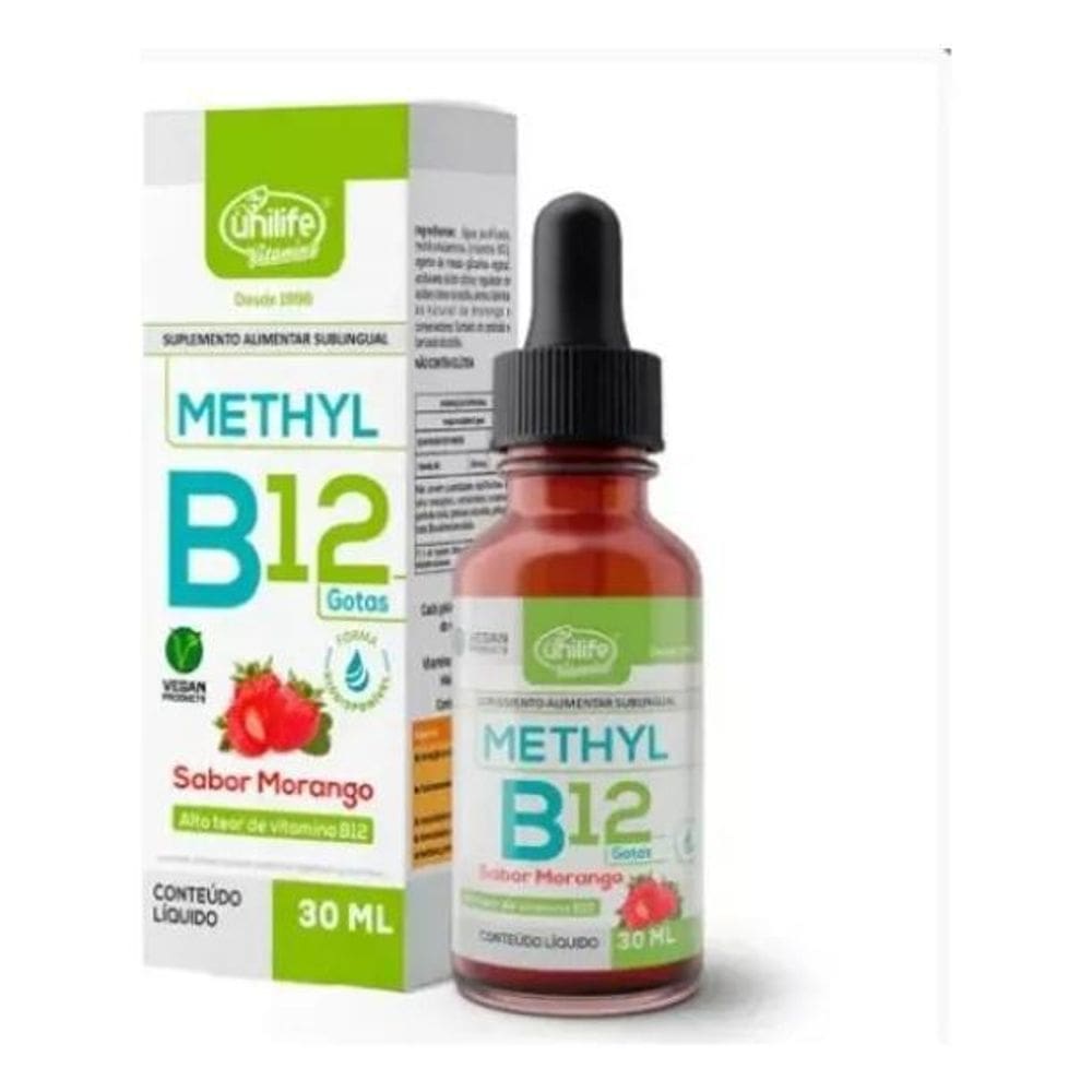 2X Vitamina Methyl B12 Unilife Metilcobalamina Gotas 30Ml Sa